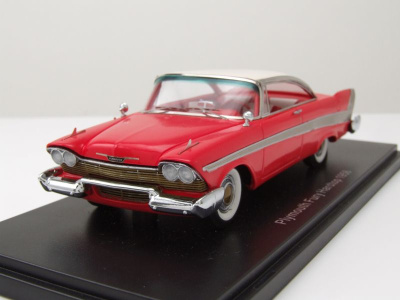Plymouth Fury Hardtop 1958 rot weiß Modellauto 1:43...