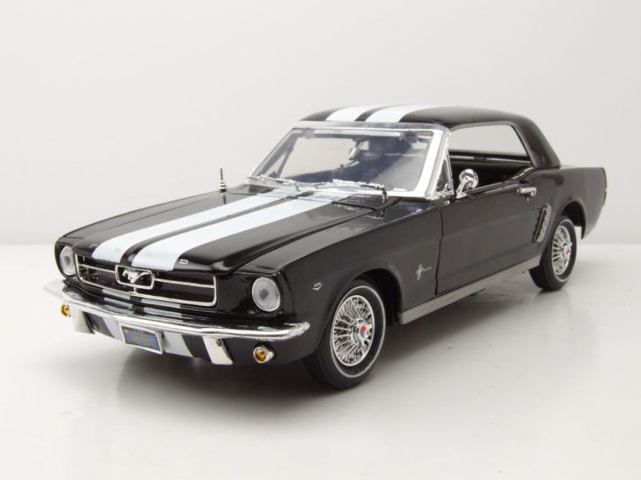 Modellauto Ford Mustang Coupe 1964 ,5 schwarz 1:18 Welly bei  Modellautocenter, 78,50 €