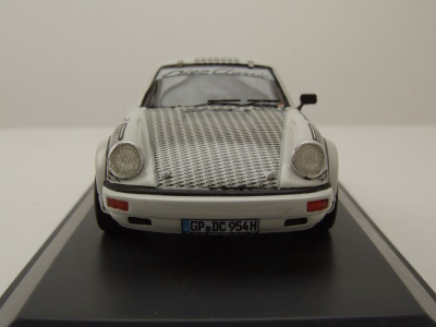 Porsche 911 Rallye "Röhrl x 911" 1974 weiß Modellauto 1:43 Schuco