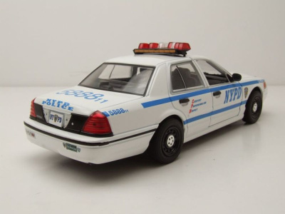 Ford Crown Victoria NYPD Police 2011 weiß blau...