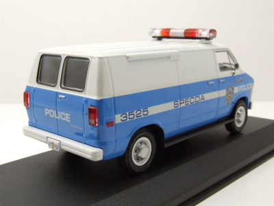 Dodge Ram B250 Van NYPD Police 1987 blau weiß...