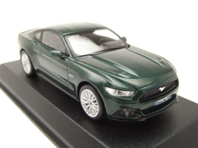 Ford Mustang 2015 grün metallic Modellauto 1:43 Norev