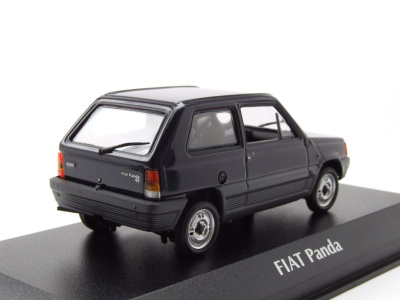 Modellauto Fiat Panda 1980 dunkelblau Modellauto 1:43 Maxichamps