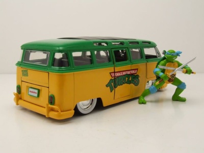 VW T1 Samba Bus TMNT Ninja Turtles 1962 gelb grün...