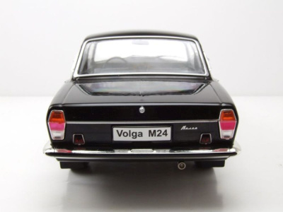 GAZ Wolga Volga M24 1967 schwarz graues Interieur Modellauto 1:18 MCG