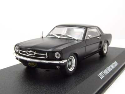 Ford Mustang Coupe 1967 matt schwarz Creed Modellauto...