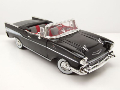 Chevrolet Bel Air Convertible 1957 schwarz James Bond 007 Dr. No Modellauto 1:18 Motormax