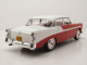 Chevrolet Bel Air 4-Door Sedan 1956 rot weiß Modellauto 1:24 Whitebox