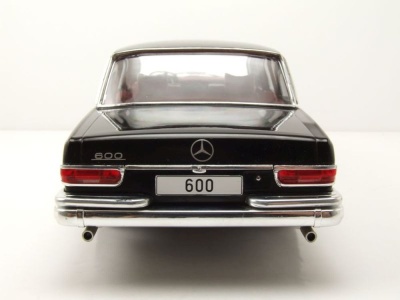 Mercedes 600 W100 1969 schwarz Modellauto 1:18 MCG