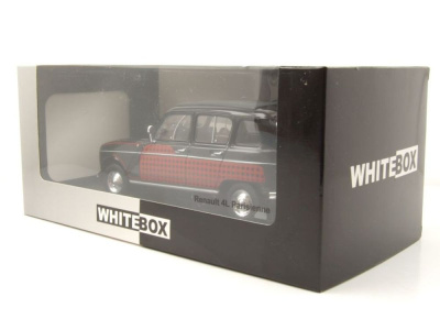 Renault 4L R4 Parisienne 1964 schwarz rot Modellauto 1:24 Whitebox