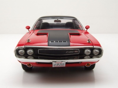 Dodge Challenger R/T 440 Six-Pack 1970 rot schwarz Norm Grand Spaulding Modellauto 1:18 Greenlight Collectibles