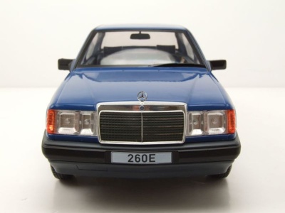 Mercedes 260 E W124 1984 dunkelblau Modellauto 1:18 MCG