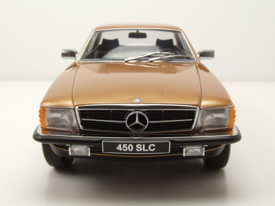 Modellauto Mercedes 450 SLC C107 1973 gold metallic 1:18 KK Scale bei