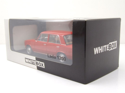 Lada 1200 1970 rot Modellauto 1:24 Whitebox