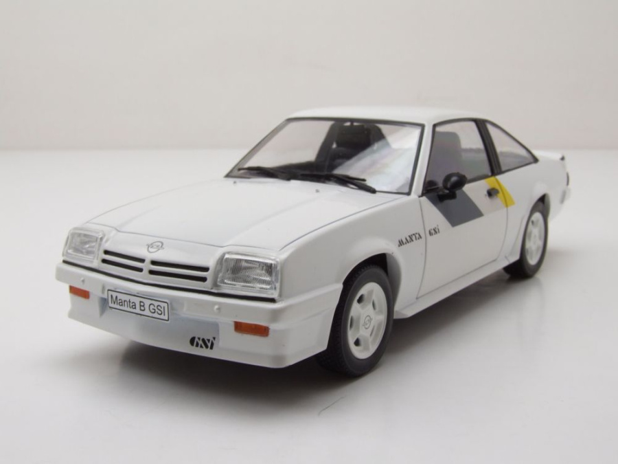 Modellauto Opel Manta B GSI 1984 weiß Dekor 1:24 Whitebox bei  Modellautocenter, 27,95 €