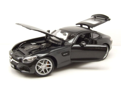Mercedes AMG GT schwarz metallic Modellauto 1:18 Maisto