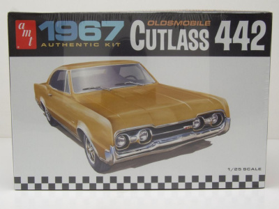 Oldsmobile Cutlass 442 1967 Kunststoffbausatz Modellauto...