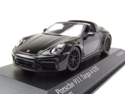 Porsche 911 992 Targa 4 GTS 2022 schwarz Modellauto 1:43...