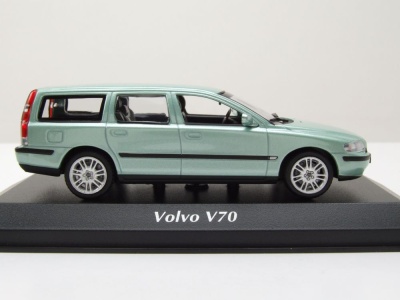 Volvo V70 Break Kombi 2000 hellgrün Modellauto 1:43 Maxichamps
