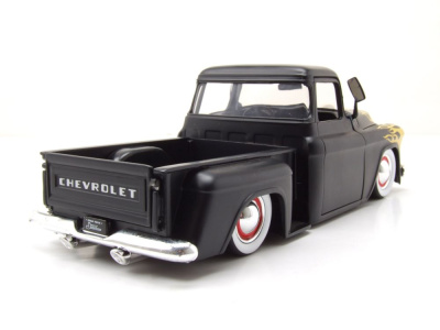 Chevrolet Stepside Pick Up 1955 schwarz gelb mit Flammen...
