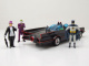 Batmobile Classic Batman TV-Serie 1966 schwarz mit Figuren Modellauto 1:24 Jada Toys