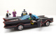 Batmobile Classic Batman TV-Serie 1966 schwarz mit Figuren Modellauto 1:24 Jada Toys