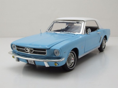 Ford Mustang Hardtop 1964 hellblau weiß James Bond...