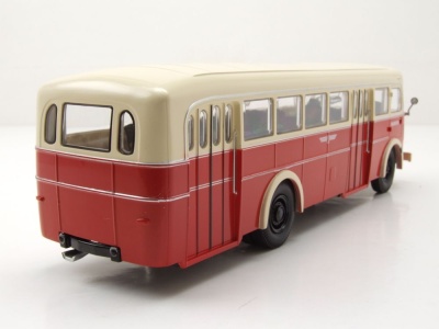 Ikarus 60 Bus Cottbusverkehr rot beige Modellauto 1:43...