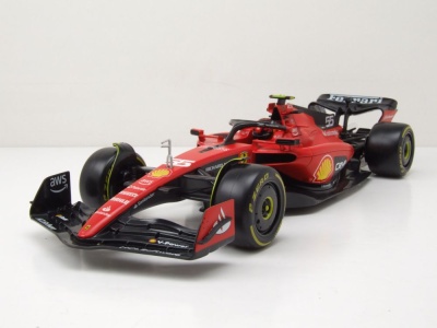 Ferrari SF-23 #55 Formel 1 2023 rot Sainz Modellauto 1:18...