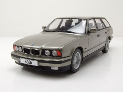 BMW 5er E34 Touring Kombi 1991 grau metallic Modellauto...