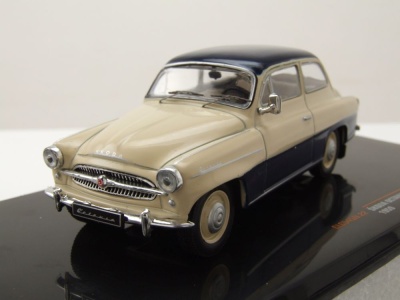 Skoda Octavia 1959 beige dunkelblau Modellauto 1:43 ixo...