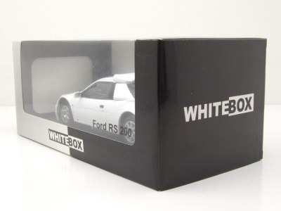 Ford RS 200 1984 weiß Modellauto 1:24 Whitebox