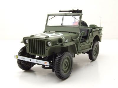 Jeep Army Militär D-Day 1944 grün Modellauto...