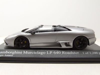 Lamborghini Murcielago LP640 Roadster 2007 grau metallic Modellauto 1:43 Minichamps
