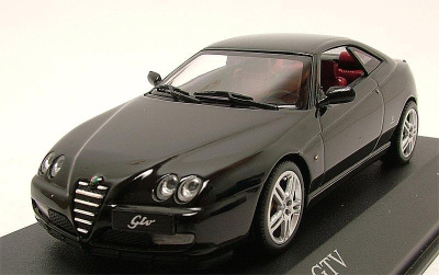 Alfa Romeo GTV 2003 schwarz, Modellauto 1:43 / Minichamps