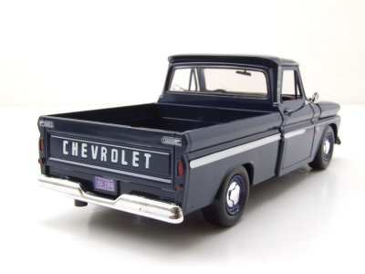 Chevrolet C-10 Fleetside Pick Up 1966 dunkelblau Modellauto 1:24 Motormax